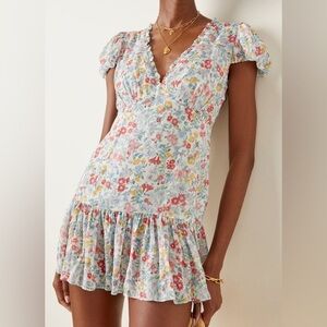 LoveShackFancy Russ Mini Dress